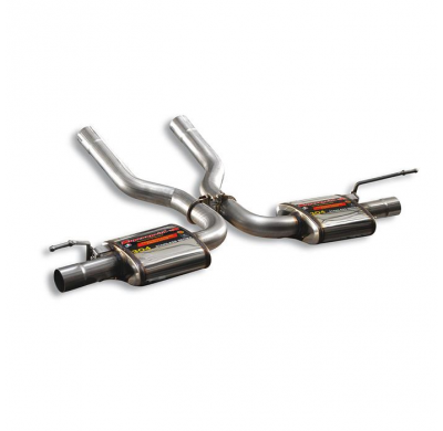 Escape Trasero Derecho-Izquierdo "Racing" - Vw Touareg 3.0 Tdi V6 (204 Hp Cjma/239 Cv Cnrb/245 Cv Crca) 2014 -> Supersprint