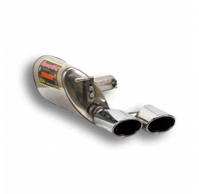 Rear Exhaust Left 120x80 - Mercedes W211 E 350 V6 (4v/M272 - 272 Hp) (Sedan + S.W.) '05 ->'09 Supersprint