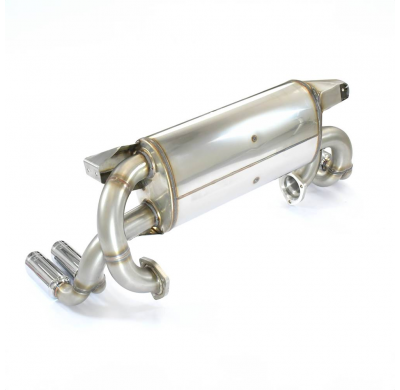 Silencioso Trasero  OO70 Derecho  - OO70 Izquierdo Sistema 100% de acero inoxidable - Sobredimensionado 2 x Ø65 mm FERRARI 512 T