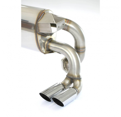 Silencioso Trasero  OO70 Derecho  - OO70 Izquierdo Sistema 100% de acero inoxidable - Sobredimensionado 2 x Ø65 mm FERRARI 512 T