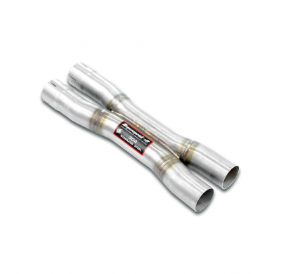 Kit de tubería central "X-Pipe" Sistema "Cat.-back" 100% de acero inoxidable FERRARI 812 GTS 6.5L V12 (800 CV) 2019 -> (con válv