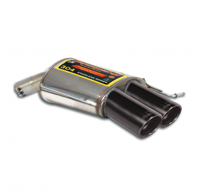 Escape Trasero Derecho "F1 Race" Oo90 Negro  - Range Rover Sport Svr 5.0i V8 Supercharged (550 Cv) 2015 -> 2017  Supersprint