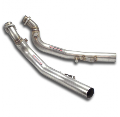 Kit Tubos De Conexión Derecho-Izquierdo Para Colectores Oem - Mercedes C216 Cl 500 / Cl 550 4-Matic V8 '06 ->'10 Supersprint