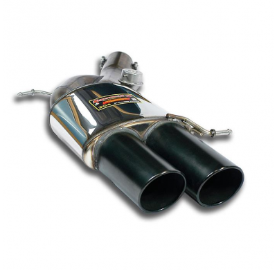 Escape Trasero Izquierdo Oo100 "Negro" Con Válvula  - Bmw F10 M5 V8 2012 -> (With Valve) Supersprint