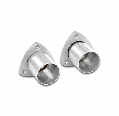 Connecting pipes kit for OEM catalytic Sistema 100% de acero inoxidable, 2 x Ø60 mm - Solo kit completo MORGAN AERO 8 "Aeromax"