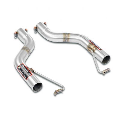 Tubo central derecho - izquierdo ALTERNATIVA: - Sistema "Cat.-back" 100% de acero inoxidable, salidas traseras - Solo kit comple