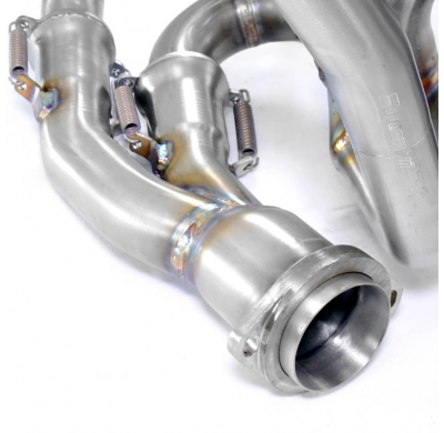 Colector Derecho-Izquierdo (reemplaza precatalizador) Sistema 100% de acero inoxidable, sobredimensionado Ø76 mm - Solo kit comp