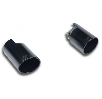 Kit Colas De Escape Derecha-Izquierda O100 "Negras" - Bmw F45 216d Active Tourer 1.5d (B37 Engine - 116 Hp) 2014 -> Supersprint