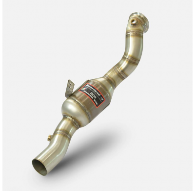 Tubo de bajada derecho + catalizador metálico Kit de tubo de bajada 100% Inox - (elimina el catalizador) MASERATI Levante "Trofe