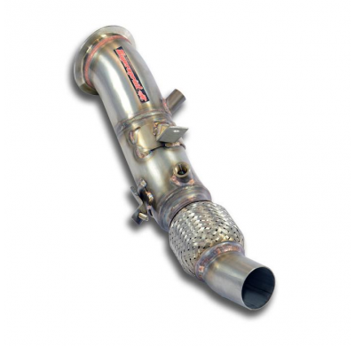 Downpipe Kit (Reemplaza Catalizador) - Bmw F36 Gran Coupè 428i 2.0t (N20 245 Cv) 2014 -> 2016 (With Valve) Supersprint