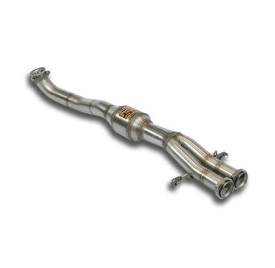 Front Pipe With Metallic Catalytic 100cpsi - Bentley Continental T "Sedanca Coupè" 6.75l V8 Turbo (420 Cv) '99 -> '03 Supersprin