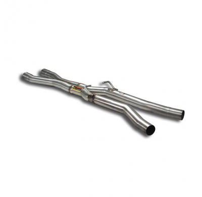 Tubo Central + "X-Pipe" - Audi A4 Rs4 Quattro (Cabrio) 4.2i V8 (420 Cv) '06 -> '08 Supercharger Conversion (With Valve) Superspr