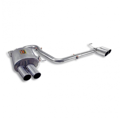 Escape Trasero Derecho-Izquierdo Oo100 "Power Loop" - Bmw F10 / F11 520i (2.0 Turbo 4 Cyl. 184 Cv) 2012 -> Supersprint