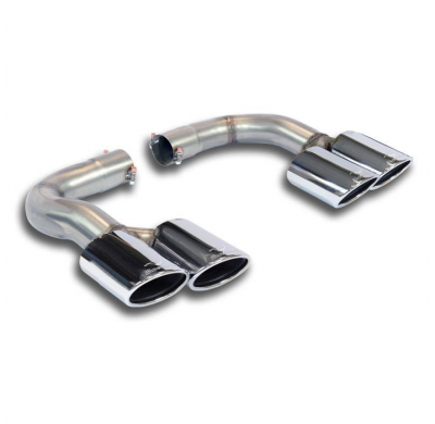 Colas De Escape Derecha-Izquierda 120x80  - Mercedes W166 Gle 450 Amg Suv 3.0i Bi-Turbo V6 (367 Cv) 2015 Supersprint