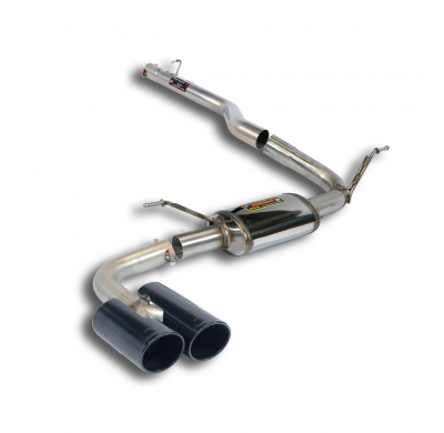 Escape Trasero Oo80 "Negro" - Bmw F26 X4 20d Xdrive (190 Cv) 2014 -> Supersprint