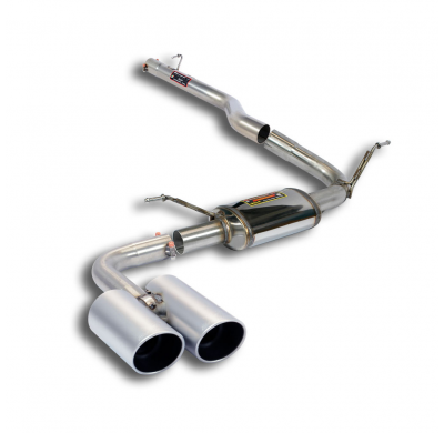 Rear Exhaust Oo90 "Satinado" - Bmw F26 X4 20d Xdrive (190 Cv) 2014 -> Supersprint