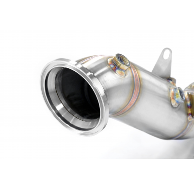 Downpipe  (Reemplaza catalizador) Sistema 100% de acero inoxidable - Bajante con conexión mediante abrazadera en V. TOYOTA GR SU
