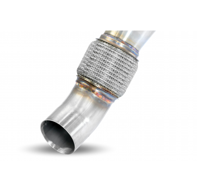 Downpipe + catalizador metalico 100CPSI Sistema 100% Acero Inox BMW F34 LCI Gran Turismo 340iX (326 CV - modelos con OPF) 2018 -