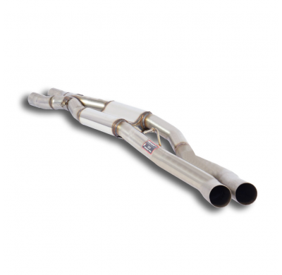 Escape Central + "X-Pipe" - Alpina B5 S (E60 / E61 Sedan / Touring) 4.4i V8 (530 Cv) 2007 -> 2010  (With Valve) Supersprint