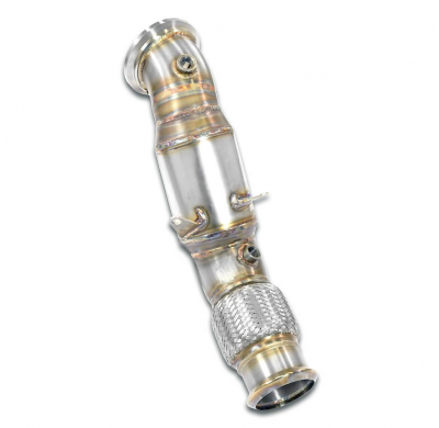 Downpipe kit + Metallic catalytic 200CPSI Sistema 100% de acero inoxidable - Bajante con conexión mediante abrazadera en V. TOYO