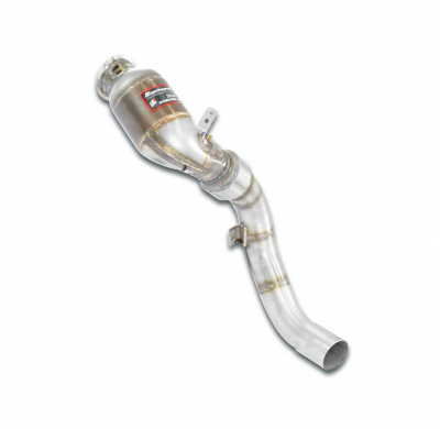 Kit turbo downpipe + Catalizador metalico derecho Acepta el sistema original "Cat.-Back" Kit de tubo de bajada derecho + izquier