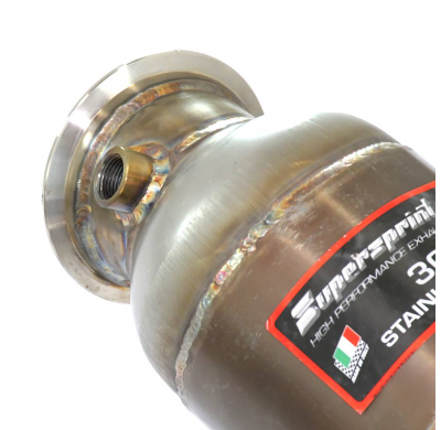 Kit turbo downpipe + Catalizador metalico derecho Acepta el sistema original "Cat.-Back" Kit de tubo de bajada derecho + izquier