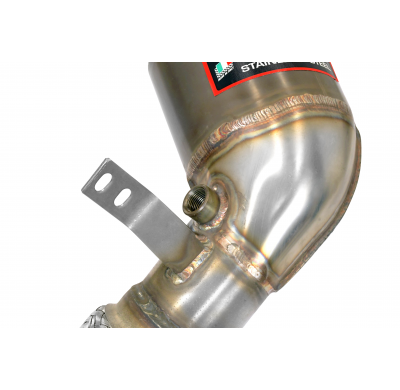 Turbo downpipe kit +  Catalizador metalico izquierdo 100CPSIAccepts the stock "Cat.-Back" system Kit de tubo de bajada 100% acer
