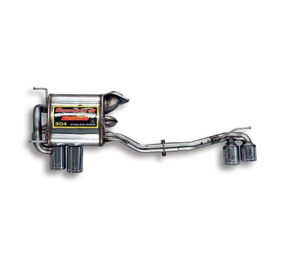 Escape Trasero Derecho Oo80 - Izquierdo Oo80 "Power Loop" (Para M-Technik Kit) - Bmw E81 118i (143 Cv - N43 Engine) 2007 ->