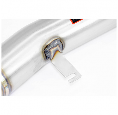 Tubos delanteros Derecho-Izquierdo Sistema 100% de acero inoxidable - Kit de silenciador trasero para el difusor trasero "X4 M"