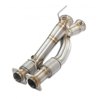 Kit de tubo de escape para turbo (sustituye al precatalizador) Sistema 100% de acero inoxidable: elimina el catalizador primario