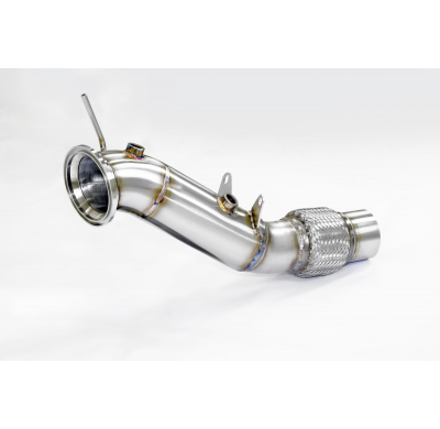 Tubo de escape descendente (sustituye al convertidor catalítico) Sistema 100% de acero inoxidable - Downpipe con conexión tipo "