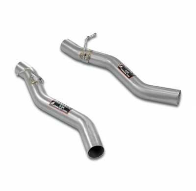 Kit de tuberías intermedias Derecha - Izquierda Kit de silenciador trasero (para difusor "M5") - Solo kit completo BMW G30 M550i