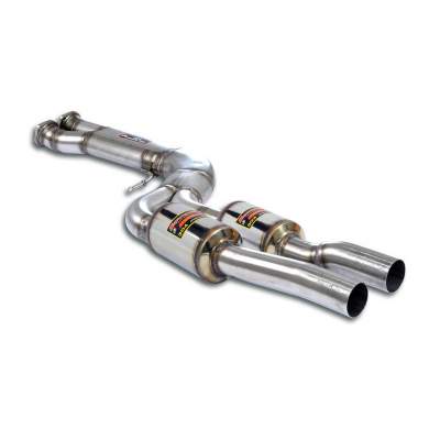 Paquete de escape J-Pipe Touring Elimina los catalizadores secundarios y los resonadores intermedios. Acepta el silenciador está