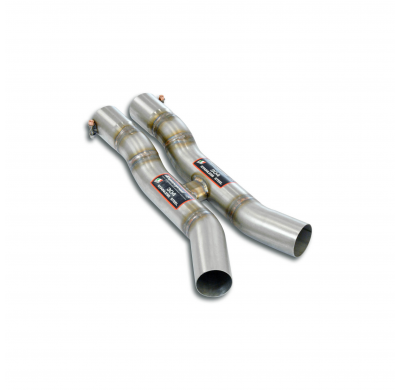 Paquete de escape J-Pipe Touring Elimina los catalizadores secundarios + filtros de partículas de aceite + resonador intermedio