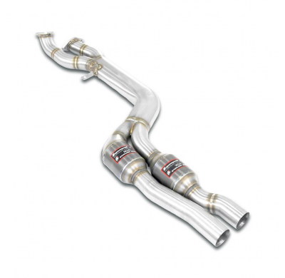Tubo en J con catalizadores metálicos Sistema de escape tipo "J-Pipe" para el silenciador trasero M Performance (sección transve