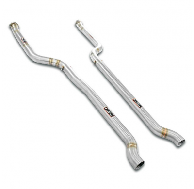 Tubo anterior derecho-izquierdo Sistema de escape completo "Cat-back" 100% de acero inoxidable, con válvulas. Elimina el filtro