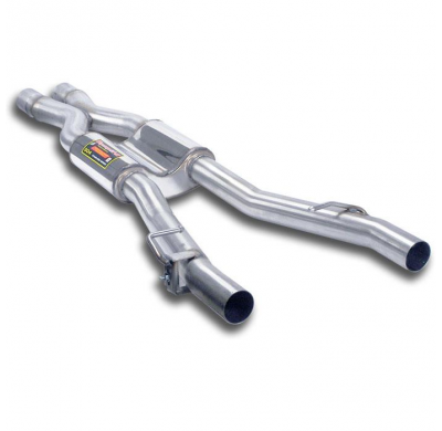 Escape Central Derecho-Izquierdo + "X-Pipe" - Bmw F10 / F11 528i (N52n/N53 Engine-6 Cyl.- 254 Cv) '09 -> '11 Supersprint