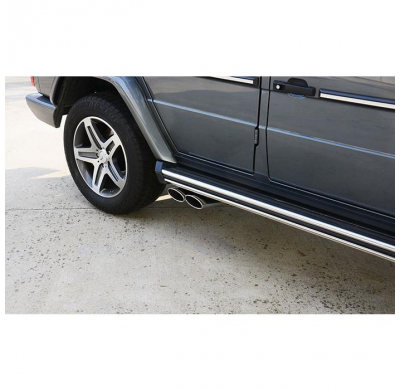 Escape Trasero Derecho 120x80 - Mercedes W463 (2-Puertas) G 500 V8 (M113 3v Motor) 1998 -> 2008 Supersprint