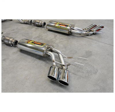 Escape Trasero Izquierdo 120x80 "Racing" - Mercedes W463 (2-Puertas) G 500 V8 (M113 3v Motor) 1998 -> 2008 Supersprint