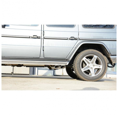 Escape Trasero Izquierdo 120x80 "Racing" - Mercedes W463 (2-Puertas) G 500 V8 (M113 3v Motor) 1998 -> 2008 Supersprint