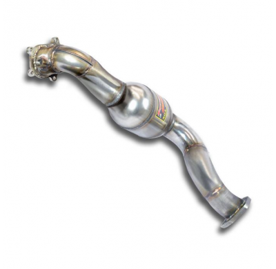 Downpipe Izquierdo + Catalizador Metalico  - Audi S6 C7 4g (Sedan + Avant) 4.0 Tfsi (420 Cv) 2012 -> 2014 (With Valve) Superspri