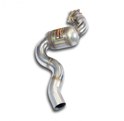Downpipe Derecho + Catalizador Metalico  - Audi S6 C7 4g (Sedan + Avant) 4.0 Tfsi (420 Cv) 2012 -> 2014 (With Valve) Supersprint