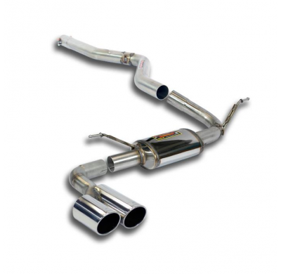 Tubo De Conexión + Escape Trasero Oo80 - Bmw F32 Coupè 420dx (N47 - 184 Hp) 2013 -> 2015 Supersprint