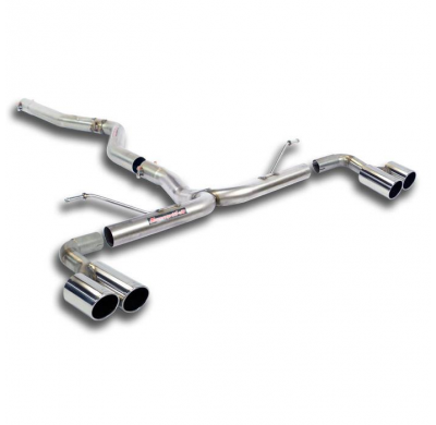 Tubo De Conexión + Tubo Trasero Derecho-Izquierdo (Anula Silencioso)  - Bmw F32 Coupè 420d (N47 - 184 Cv) 2013 -> 2015 Superspri