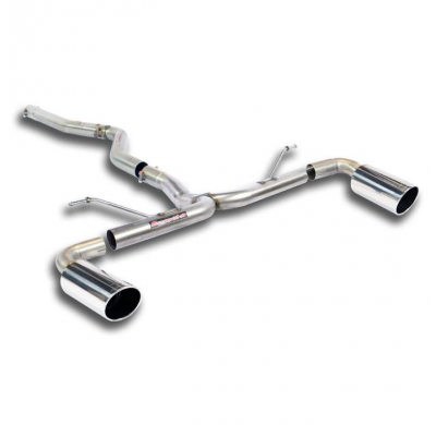 Tubo De Conexión + Tubo Trasero Derecho-Izquierdo O100 (Anula Silencioso) - Bmw F34 Gran Turismo 320d Xdrive (184 - 190  Cv) 201