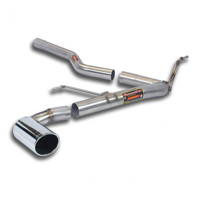 Tubo De Conexión + Tubo Trasero O90 (Anula Silencioso) - Bmw F22 218d (N47n Engine - 143 Cv) 2013 -> 2015 Supersprint