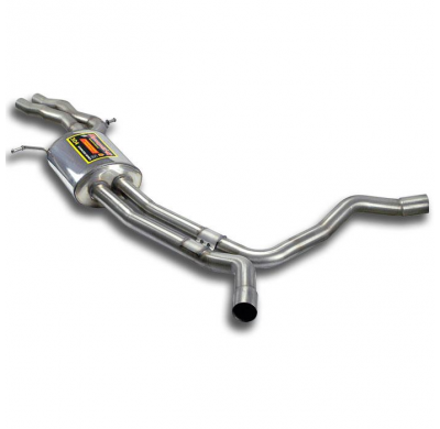 Escape Central  "X-Pipe" - Audi A8 Quattro 3.0 Tfsi V6 (290 Cv) 2010 -> 2012 (Cat.-Back) Supersprint
