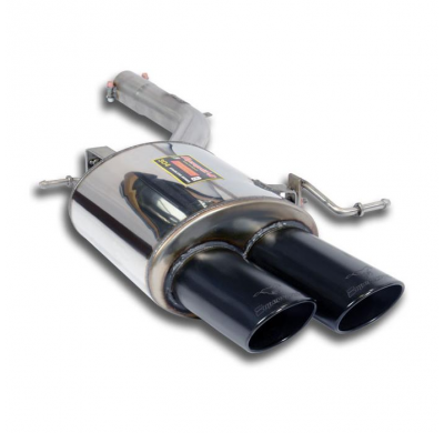 Escape Trasero Izquierdo 100x75 Negro - Bmw F06 640d Gran Coupè (312 Cv) 2012 -> Supersprint