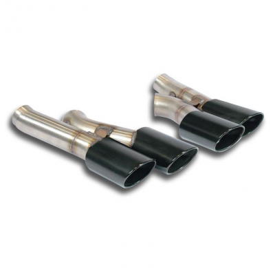 Colas De Escape Derecha-Izquierda 100x75 Negras - Audi A7 Sportback Quattro 3.0 Tdi V6 (204 - 245 Cv) '10 -> '14 Supersprint