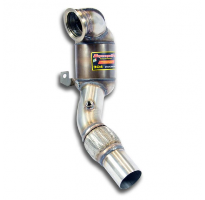 Turbo Downpipe + Catalizador Metalico Wrc 100 Cpsi  - Audi S1 Quattro 3 Puertas / Sportback 2.0 Tfsi (231 Cv) '2014 -> (Twin Pip